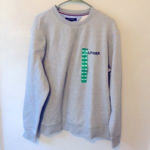 NWT MEN’S XL SWEATSHIRT x Tommy Hilfiger (Gray Grey)